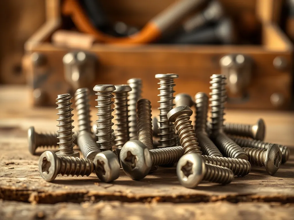 Wkręty ciesielskie z łbem sześciokątnym – zastosowanie i zalety